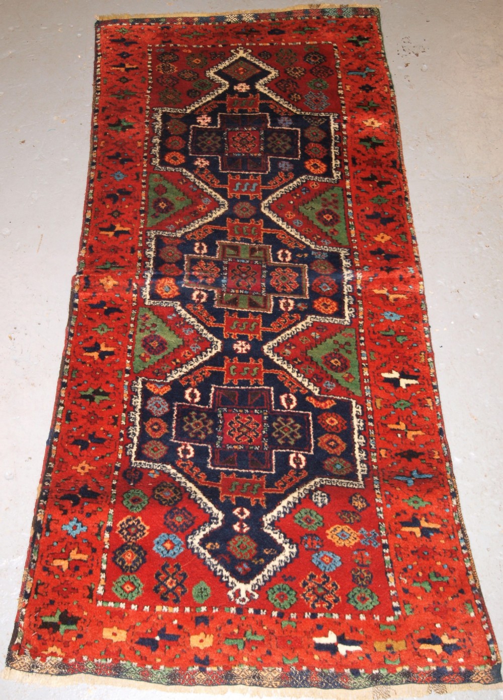 Yurak Rug Antique Eastern Turkish Yuruk Long Rug, Superb Colour, Circa 1900 ...
