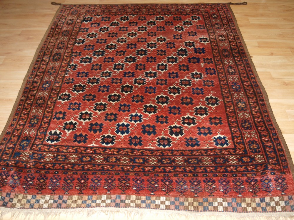 antique afghan ensi door hanging possibly beshir turkmen circa 1900