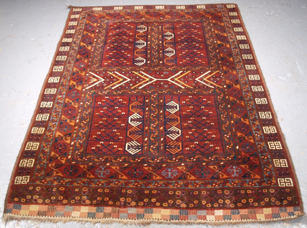 antique ersari turkmen ensi outstanding condition circa 1890