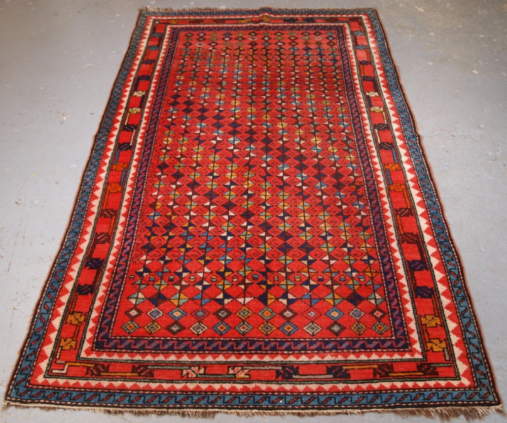 antique kurdish village rug great furnishing rug circa 1920