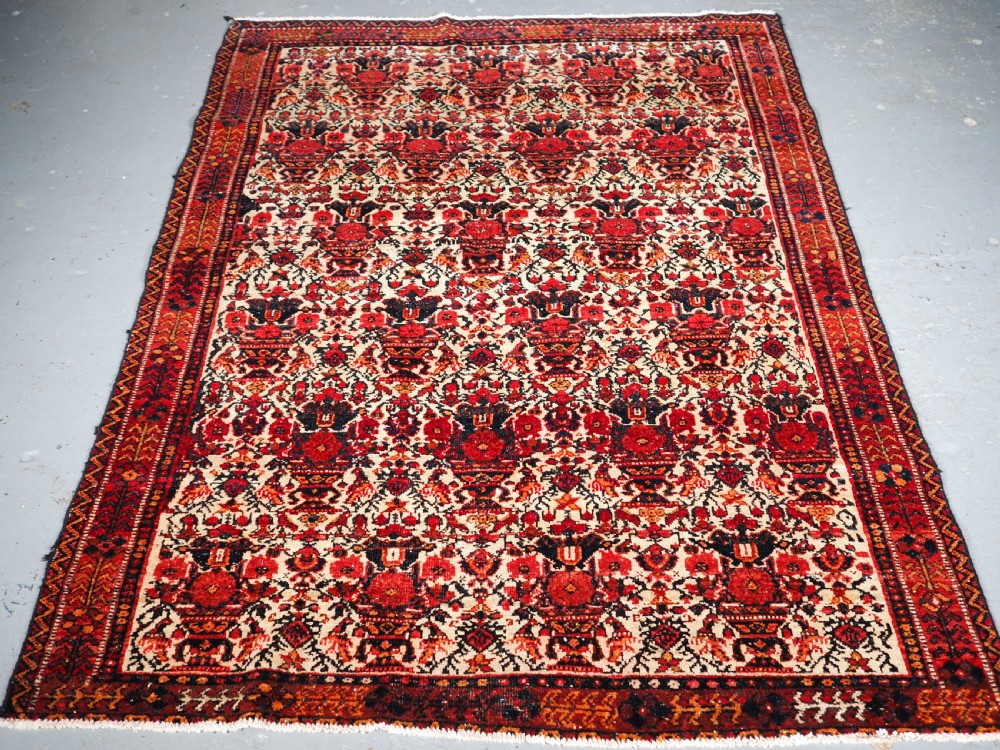 antique abedeh rug zili sultan design hard wearing circa 1920