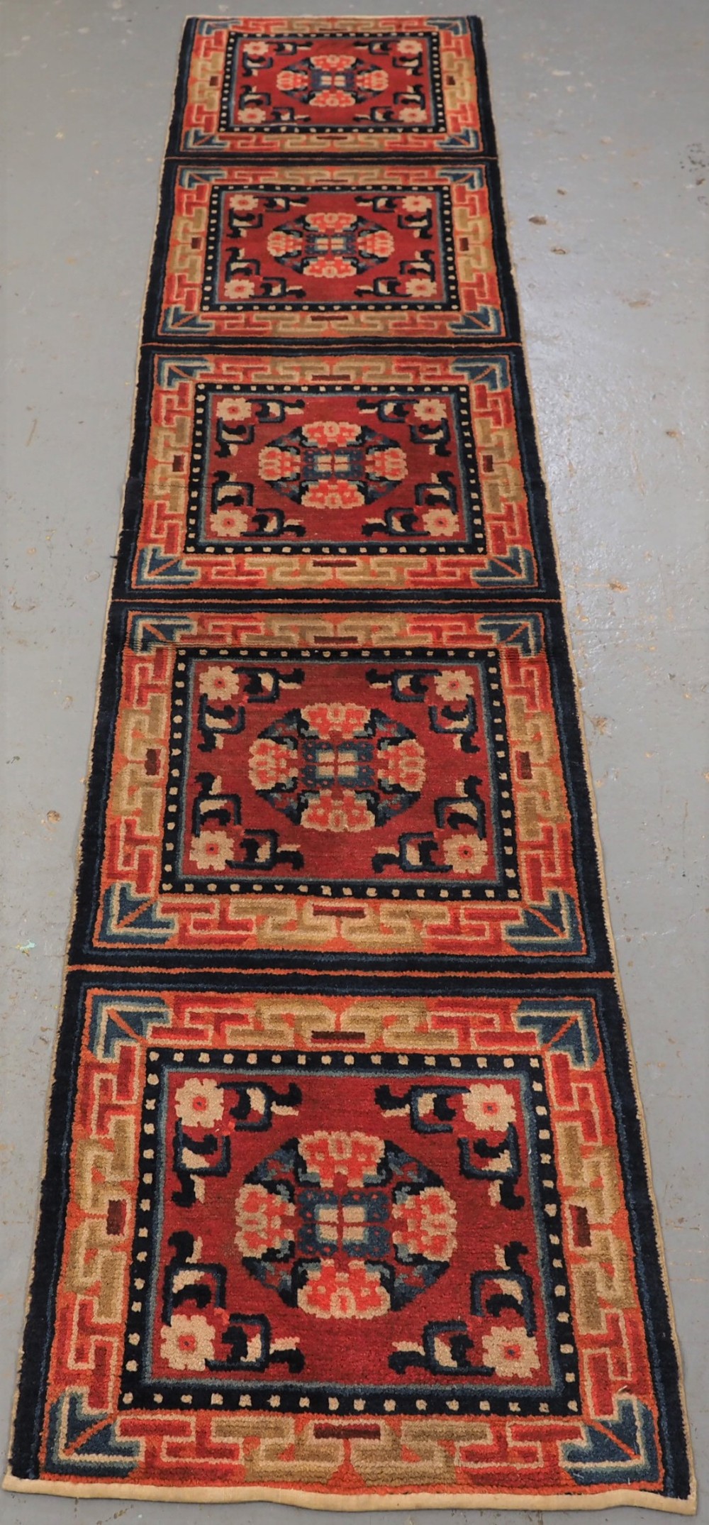 antique chinese ningxia bench runner great condition circa 1900