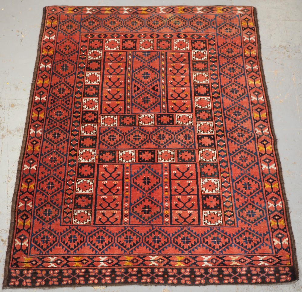 antique ersari turkmen ensi door hanging superb colour circa 1880