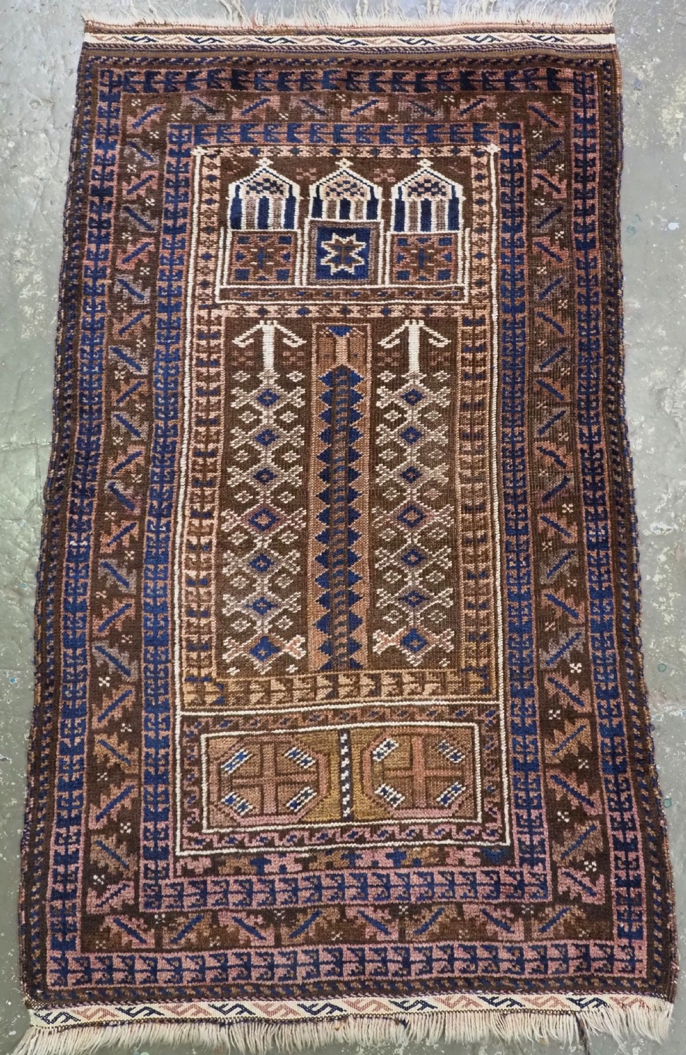 antique afghan taimani sistan baluch prayer rug circa 190020