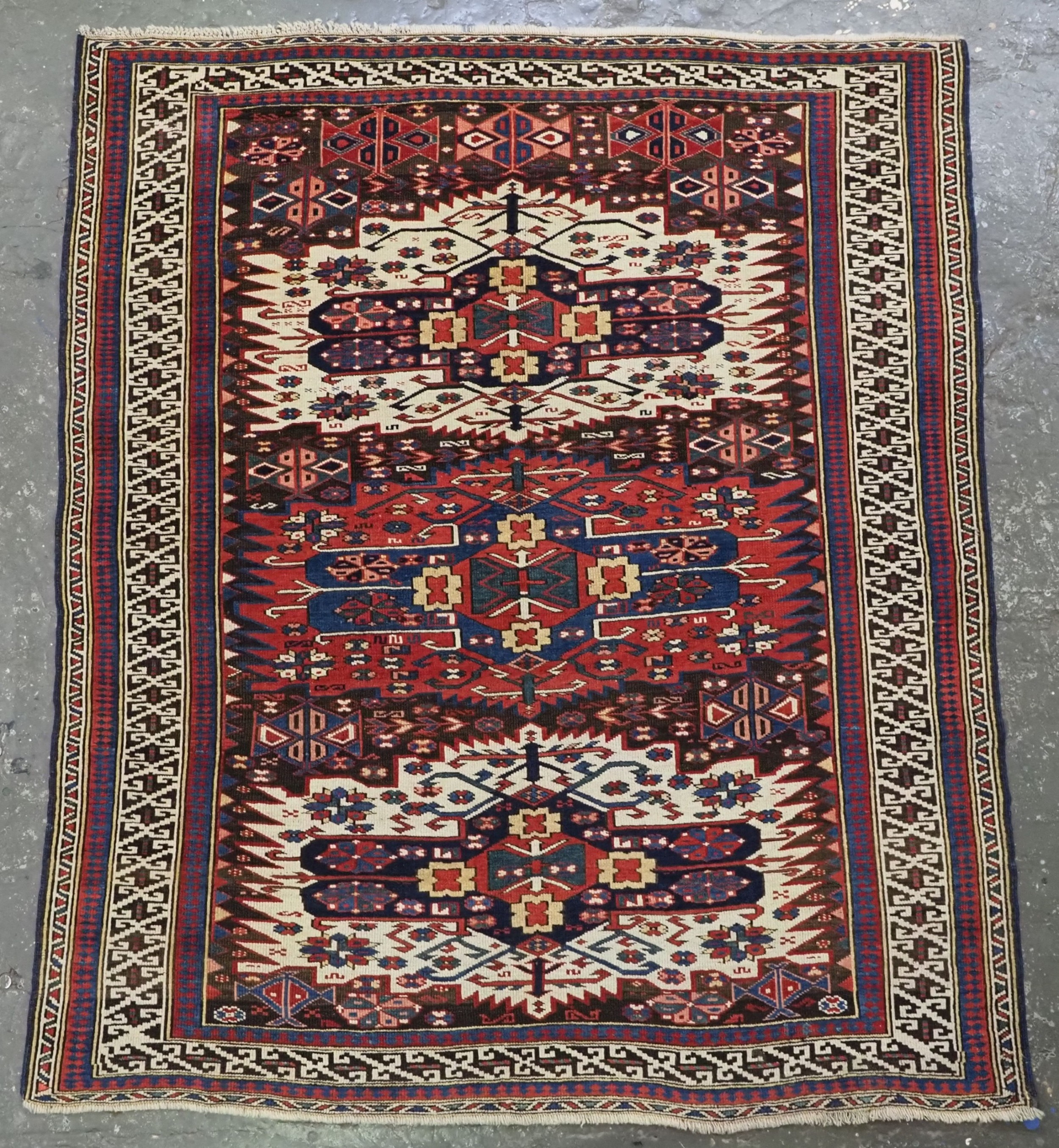 Zejwa Rugs Antique Caucasian Zejwa Village Rug Of Scarce Design, Circa 1880 ...
